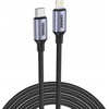 GEPARD USB-C - Lightning kabelis PD20W, metalinė galvutė, 2 m