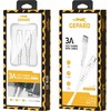 Kabelis GEPARD USB-C - USB-C 60W