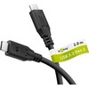 Kabelis USB Goobay USB-C - USB-C 2 m Juodas