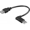 USB Goobay kabelis USB-A - USB-A 0,3 m juodas (RB95705)