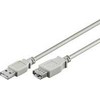 Kabelis USB Goobay USB-A - 0.3 m Pilka (68621)