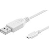 Goobay USB-A USB laidas – 5 m baltas (96195)