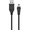 Kabelis USB Goobay USB-A - miniUSB 1 m Juodas
