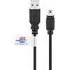Kabelis USB Goobay USB-A - miniUSB 3 m Juodas (93903)