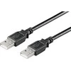 Goobay Kabelis USB type A kištukas - USB type A kištukas, USB 2.0, 1.8 m, Juoda