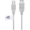 Kabelis USB Goobay USB-A - USB-A 1.8 m Pilka (JAB-853462)