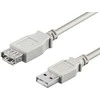 USB kabelis Goobay USB-A - USB-A 0,3 m Baltas (68716)