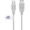 Goobay USB-A – USB-A USB kabelis 3 m pilkas (JAB-853463)