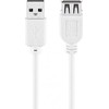 Goobay USB-A – USB-A USB kabelis 5 m baltas (JAB-1521973)