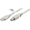 Kabelis USB Goobay USB-A - USB-B 3 m Pilka (50832)