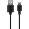 Goobay USB A 2.0 - USB C laidas juodas - 0.5m