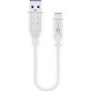 Goobay Baltas USB-A – USB-C laidas (JAB-2947899)
