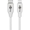 Goobay | Lightning – USB-C USB įkrovimo ir sinchronizavimo kabelis | USB-C prie Lightning Apple Lightning male (8 kontaktų) | USB-C vyr
