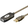 USB kabelis Goobay Active USB 2.0 prailginimo kabelis 5 m Juodas (56399)