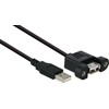Kabelis USB Good Connections USB-A - USB-A 1.8 m Juodas (2511-2E)