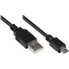 Good Connections USB kabelis Geros jungtys USB-A - mikroUSB 1,8 m juodasis (93181)