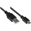 USB laidas „Good Connections“ USB-A - microUSB 1,8 m Juodas (93181)