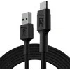 Green Cell Žalias Cell GREENCELL kabelis GC PowerStream USB-A – USB-C 200cm Ultra Charge QC 3.0