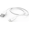 Hama USB-A - Lightning, 1,0m balta