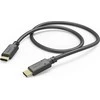 Hama USB-C - USB-C 1.5m, juoda