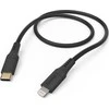 Hama Flexible, USB-C - Lightning, 1,5m, silikon, juoda