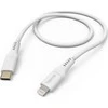 Hama Flexible, USB-C - Lightning, 1,5m, silikon, balta