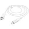 Hama USB-C - Lightning, 1.0m balta