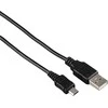 Hama microUSB 0.6m juoda