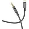 Audio adapteris Hoco UPA19 lightning į 3,5mm(p) juodas (1M)