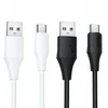 Silicone Cable USB A to USB C Hoco 3A 1 m X124 juodas