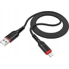 USB A tipo į „Lightning“ tipo laidas Hoco 2,4A, 3 m, X59, juodas