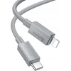 USB C - Lightning kabelis Hoco PD 27W 1 m X107 pilka