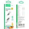 USB A į Micro USB laidas Hoco 2,4A 1 m X108 baltas