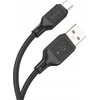 Cable USB A to Micro USB Hoco 2,4A 1 m X90 juodas