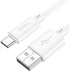USB kabelis Hoco X88 type-C (3A) 1m baltas