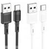 Cable USB A to USB C Hoco 3A 1 m X83 juodas