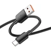 Cable USB A to USB C Hoco PD 6A 100W 1 m X96 juodas