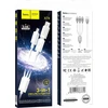 Laidas 3in1 USB A į Lightning / Micro USB / USB C Hoco 2A 1 m X74 baltas