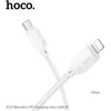 USB C - Lightning kabelis Hoco PD 27W 1 m X113 baltas