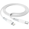 USB C - Lightning kabelis Hoco PD 3A 20W 1 m X70 baltas