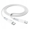 USB-C laidas į USB-C Hoco 3A 60W 1 m X70 baltas