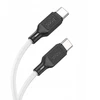 USB-C laidas į USB-C Hoco 3A 60W 1 m X90 baltas