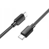 Cable USB C to USB C Hoco 3A 60W 1 m X96 juodas
