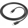 Cable USB C to USB C Hoco 3A 60W 1 m X96 juodas