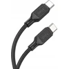 Cable USB C to USB C Hoco 3A 60W 1 m X90 juodas