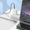 Cable USB C to USB C Hoco 3A 60W 1,2 m U121 juodas