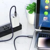 USB C į USB C laidas Hoco QC3.0 PD 5A 240W 1,8 m U134 tamsi mėlynas