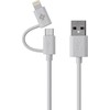 USB kabelis iBattz USB-A - Žaibas 1 m Balta (IB- CBL- LGN- WH)