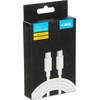 USB Laidas - iBox IKUTCS1W USB 2.0 1m 60W 3A Baltas
