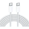 iLike CBL6 Pītas virves 65W PD USB-C uz USB-C Datu un uzlādes 2m Vads Balts (OEM)